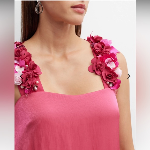 Badgley Mischka Collection
Floral Beaded-Strap Overlay Gown size 6 - Picture 2 of 12